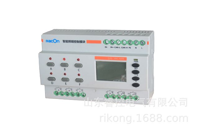 睿控RKL-M06/16独立智能照明控制器 220V供电